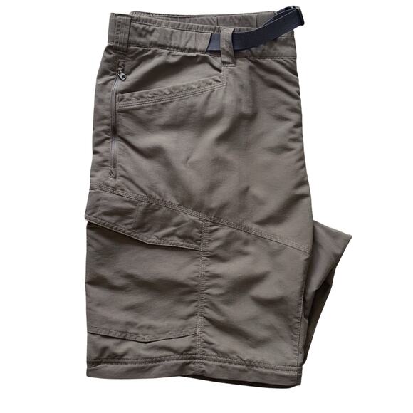 The North Face Men's Convertible Pants Zips To Shorts XXL Taupe Cargo Belted 2XL - Picture 11 of 16